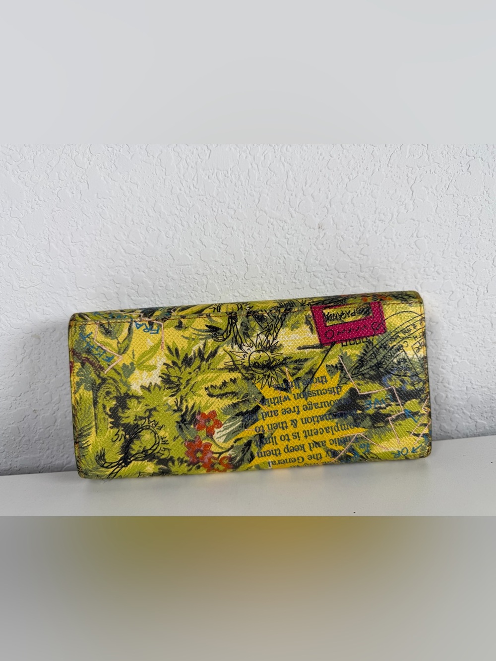 Vivienne Westwood Yellow  Print Wallet - Picture 3 of 9